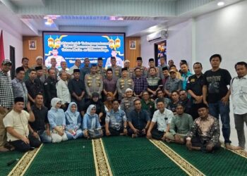 Bukber Bersama Wartawan, Kapolres Dharmasraya: Sinergi adalah Kunci