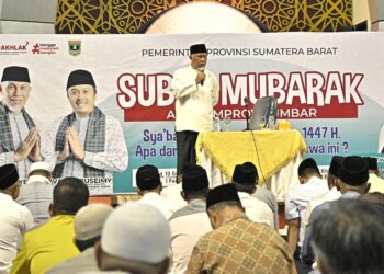Safari Ramadan Pemprov Sumbar Dipusatkan ke Daerah Bencana