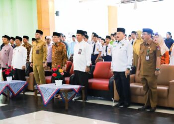 Wakil Wali Kota Padang Maigus Nasir, secara resmi membuka Remaja Masjid Agung Nurul Iman (REMNI) Festival 2026, yang digelar di Lantai II Masjid Agung Nurul Iman, Selasa (10/3/2026).(Foto:Ist)