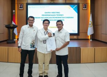 Penyerahan LKPD 2025, Kabupaten Solok Raih Capaian Terbaik Tindak Lanjut Rekomendasi BPK