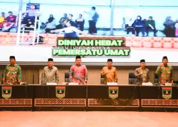 Wakil Wali Kota Padang Maigus Nasir, hadiri Rapat Koordinasi Wilayah (Rakorwil) Dewan Pengurus Wilayah (DPW) Forum Komunikasi Diniyah Takmiliyah (FKDT) Provinsi Sumatera Barat (Sumbar), yang digelar di Aula Kantor Gubernur Sumbar, Sabtu (4/4/2026).