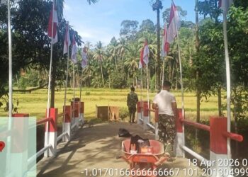 Kodam XX Tuanku Imam Bonjol Tuntaskan Pembangunan Dua Jembatan di Sembilan Koto