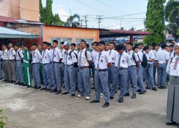 114 Peserta Paskibraka Dharmasraya Jalani Tes Kesehatan dan Parade