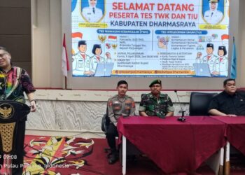 Bebas Titipan! 114 Calon Paskibraka Dharmasraya Lolos Seleksi Sistem CAT