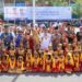 Wakil Wali Kota Padang, Maigus Nasir, bertindak selaku pembina upacara peringatan Hari Pendidikan Nasional (Hardiknas) dan Hari Otonomi Daerah di Lapangan Apeksi Balai Kota Padang, Aia Pacah, Sabtu (2/5/2026).