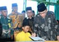Wakil Wali Kota Padang Maigus Nasir, memonitoring pelaksanaan Ujian Akhir Madrasah (UAM) Tahun Ajaran 2025/2026 bagi murid Madrasah Diniyah Takmiliyah (MDT) dan Taman Pendidikan Al-Qur’an (TPQ) di Kota Padang, Minggu (10/5/2026).