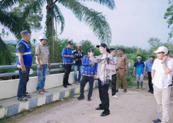 Pembangunan Jembatan Batang Mimpi Nagari Sikabu Dilanjutkan