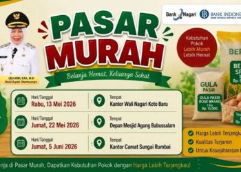 Pemkab Dharmasraya Kembali Gelar Pasar Murah