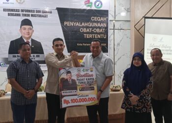 Ade Rezki Bawa Bantuan Sanitasi Rp100 Juta ke Pariaman, RS Sadikin Segera Dapat NICU-PICU