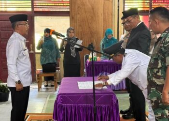 Camat Baru X Koto Di Atas Dilantik, Pemkab Solok Dorong Peningkatan Pelayanan Publik