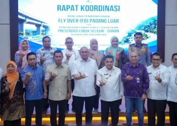 Bupati Solok Ikuti Rakor Perencanaan Pembangunan Fly Over Padang Luar dan Pengadaan Tanah Jalan Lubuk Selasih–Surian