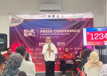 Pemerintah Kota (Pemko) Padang menjadikan, Blue Ocean Minang Run (BOMRun) 2026 sebagai acara utama (main event) Hari Jadi Kota (HJK) Padang ke-357.