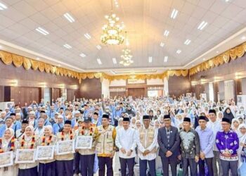 Pemkab Solok Sambut Kepulangan Jamaah Haji dari Tanah Suci di Asrama Haji Padang