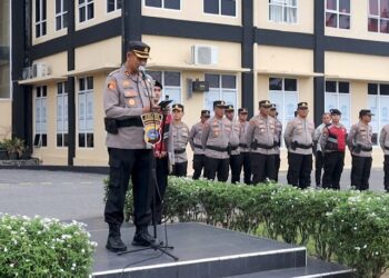 Kapolres Dharmasraya Perkuat Komitmen Personel Berikan Pelayanan Terbaik