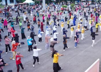 Event Solok Sehat Padukan Olahraga, Layanan Publik, dan Pemberdayaan UMKM