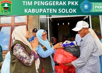 TP-PKK Kabupaten Solok Hadir di Tengah Korban Bencana, Salurkan Bantuan dan Dukungan Moril