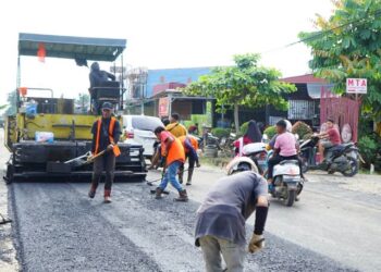 Progres Sudah 90 Persen, Jalan Simpang Koto Agung–Blok C Sitiung I Segera Tuntas