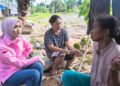 Cerint Iralloza Tasya Lihat Langsung Kondisi Warga Terdampak Banjir