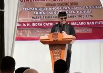 Indra Catri Sosialisasikan Perda Nomor 19 Tahun 2018 di Baso, Ajak Warga Biasakan Konsumsi Garam Beriodium