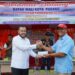 Wali Kota Padang Fadly Amran menyaksikan, semifinal Turnamen Sepak Bola PSTS Tabing U-14 Piala Wali Kota Padang, yang diadakan di lapangan Sepakbola Persatuan Sepakbola Tabing Sekitarnya (PSTS) Tabing, Kelurahan Parupuk Tabing, Kecamatan Koto Tangah, Sabtu (15/8).
