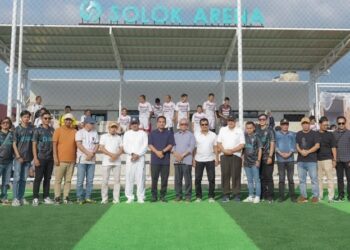 Bupati Solok Hadiri Grand Opening Solok Arena Mini Soccer