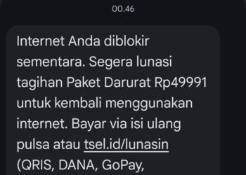 Paket Data Masih Aktif, Telkomsel Blokir Internet karena Tagihan Pulsa Darurat