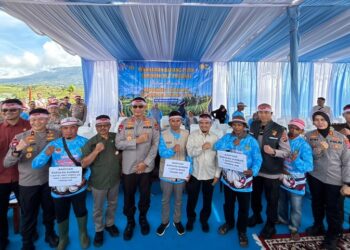 Penanaman Bawang Putih Serentak Nasional di Kabupaten Solok, Dukung Percepatan Swasembada