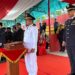 Wabup Candra Pimpin Upacara Penurunan Bendera HUT ke-81 RI di GOR Batu Batupang