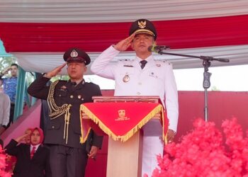Bupati Solok Pimpin Upacara Peringatan HUT ke-81 Kemerdekaan RI di Kabupaten Solok