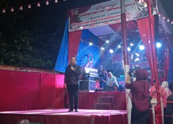 Nanda Satria Hadiri Malam Puncak HUT RI di Purus