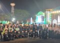 Foto kafilah Sumbar pada penutupan MTQN XXXI di Semarang. Sabtu malam, (19/9)[foto: ist]