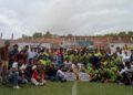 Foto bersama klub sepak bola 212 usai juarai liga PHRI 2026.[foto:ist]