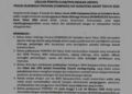 Surat Pernyataan Bersama KONI Kabupaten dan Kota se-Sumatera Barat. [foto : ist]