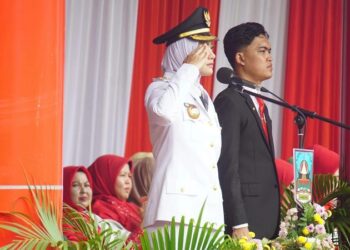 Bupati Annisa Pimpin Upacara Hari Ulang Tahun ke-81 Republik Indonesia