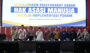 Wakil Wali Kota Padang Maigus Nasir menghadiri, kegiatan Implementasi Penghormatan, Perlindungan, Pemenuhan, Penegakan, dan Pemajuan Hak Asasi Manusia (P5HAM) di Provinsi Sumatera Barat