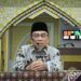 Wakil Wali Kota Padang Maigus Nasir, menjadi narasumber dalam Bimbingan Manasik Haji Kota Padang 1448 H/2027 M di Masjid Agung Nurul Iman, Minggu (11/10).