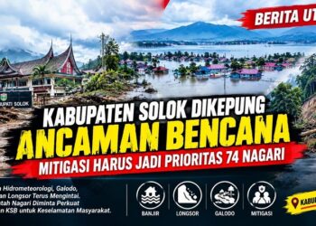 BPBD Kabupaten Solok Dorong 74 Nagari Perkuat Anggaran Mitigasi Bencana