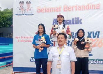 Dharmasraya Tambah Pundi-pundi Medali Porprov dari Akuatik