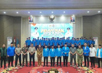 Pelantikan DPD KNPI, Bupati Dharmasraya Ajak Pemuda Bersinergi dengan Pemerintah