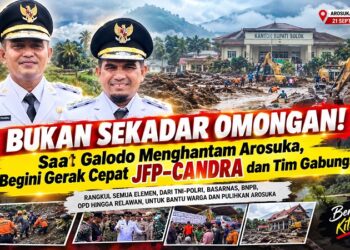 Galodo di Arosuka Uji Ketangguhan Kepemimpinan JFP-Candra, Semua Elemen Solid Bergerak