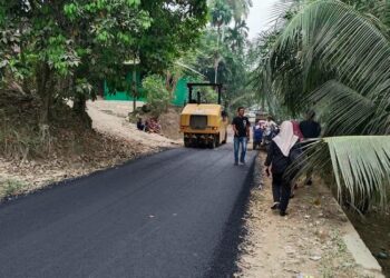 Program CSR PT Kali Dareh Grup, Tuntaskan Jalan Sepanjang 6 Kilometer di Sungai Kilang